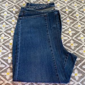Talbots flawless High Waist Modern Ankle Curvy Jeans . Size 20W Great condition.